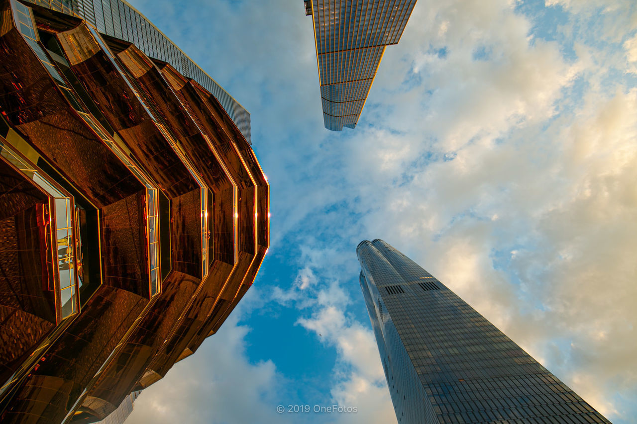 LOW ANGLE VIEW OF BUILDINGS AGAINST SKY