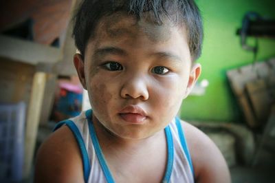 Portrait of cute boy