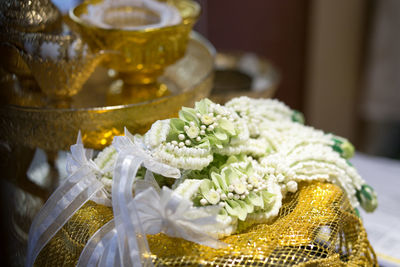 Close-up of flower bouquet