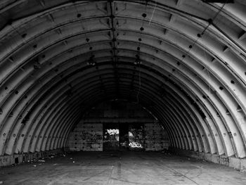 Interior of tunnel