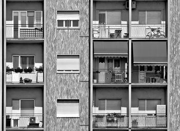 Full frame shot of residential building