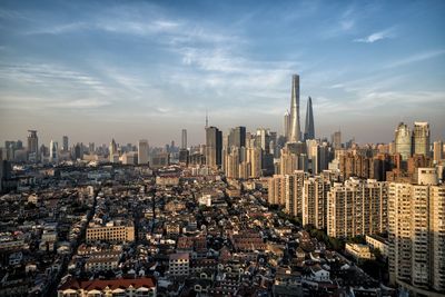 Aerial view of cityscape