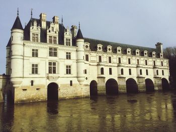 Low angle view of historical building