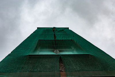 Low angle view of building against sky