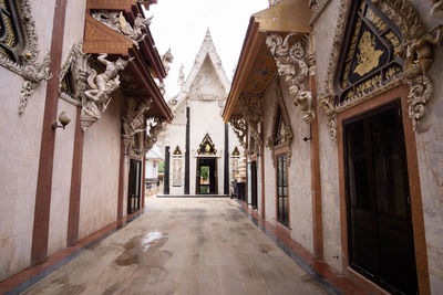 Entrance of historic building