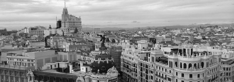 Aerial view of city