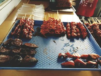 Full frame shot of various food
