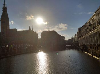 River at sunset