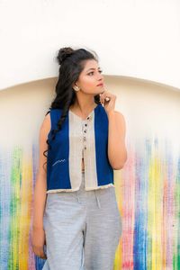 Portrait of beautiful young woman