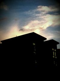 Low angle view of building against sky