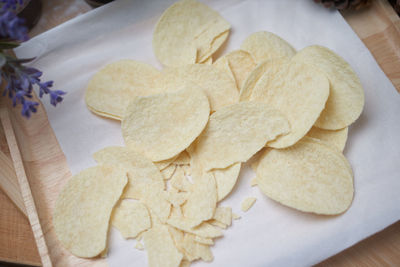 Close-up of food on table