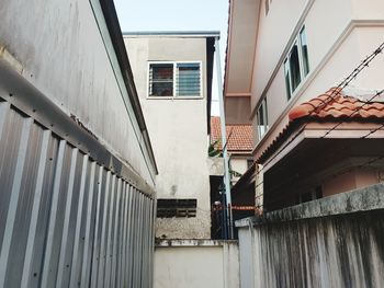 Low angle view of residential building