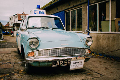 Car on road