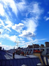 Built structure against cloudy sky