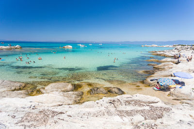 Scenic view of beach