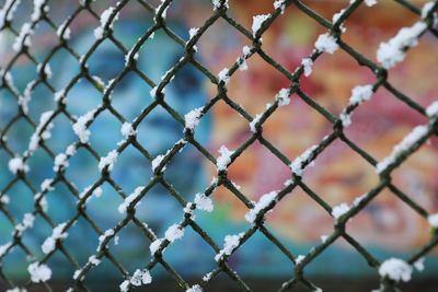 Full frame shot of chainlink fence