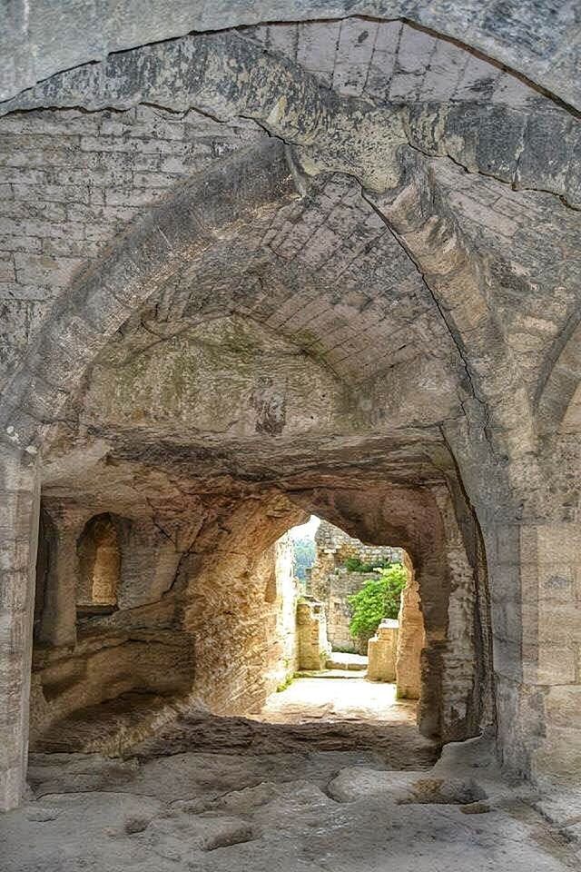 architecture, built structure, building exterior, old, weathered, wall - building feature, abandoned, damaged, tree, deterioration, obsolete, house, run-down, tree trunk, wood - material, stone wall, door, wall, bad condition, day