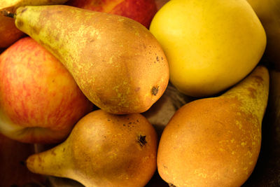 Close-up of fruits for sale at market stall