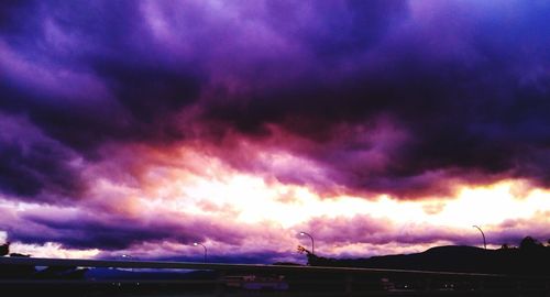 Low angle view of cloudy sky