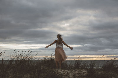 Woman at sea