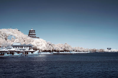 Infrared photography the summer palace, beijing, china