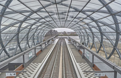 New subway station in hamburg hafen city