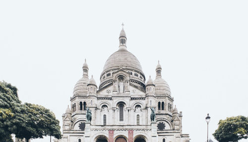 Low angle view of cathedral against clear sky