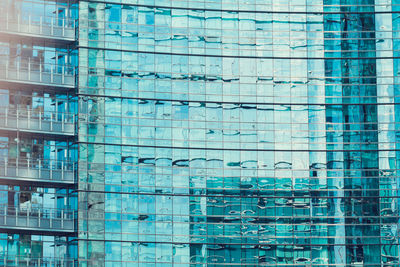 Full frame shot of glass building