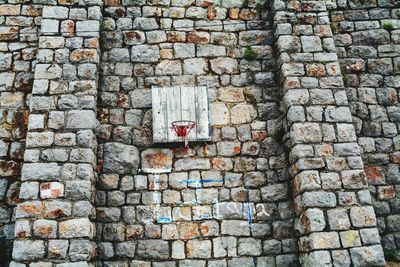 Full frame shot of stone wall