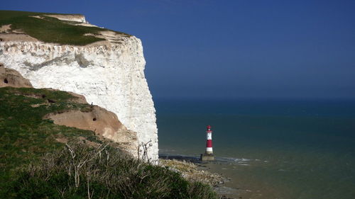 View of cliff at beachy head