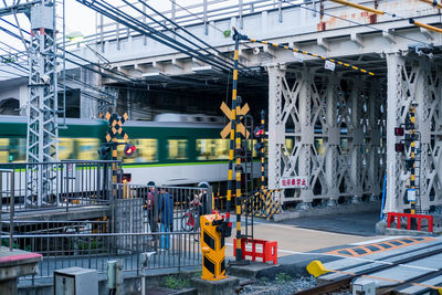 People working at construction site