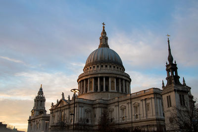 Low angle view of building against sky