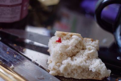 Close-up of dessert in plate