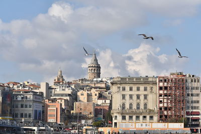 View of buildings in city