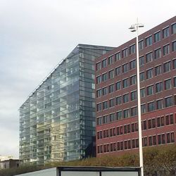 Low angle view of building against sky