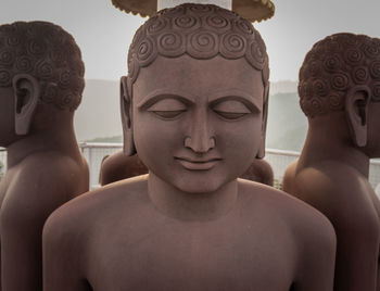 Close-up of buddha statue