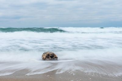 View of sea wave