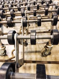 Close-up of machine part