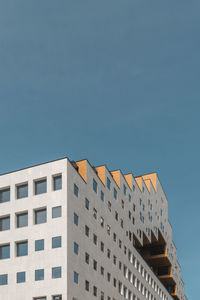 Low angle view of building against clear sky