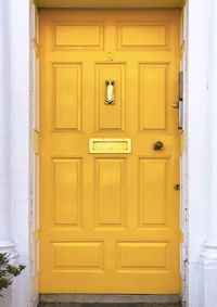 Yellow dublin door