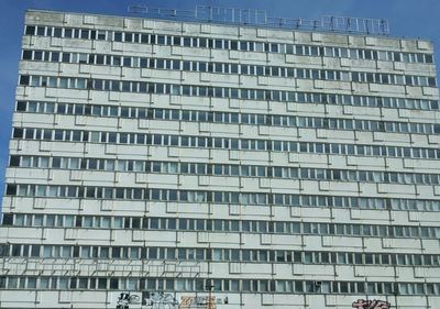 Low angle view of modern building