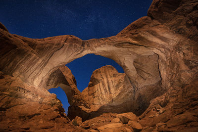 Rock formations in a desert