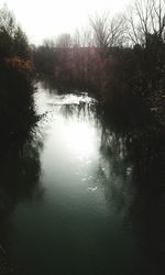 Scenic view of calm lake