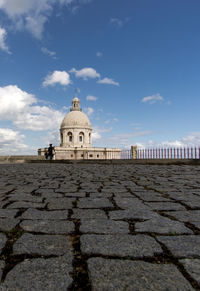View of old building against sky