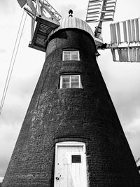Low angle view of building against sky
