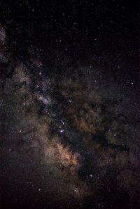 Low angle view of starry sky