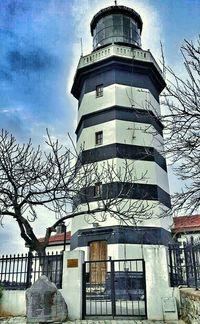 Low angle view of building against sky