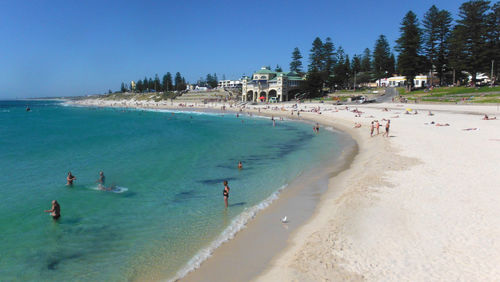 Group of people on beach