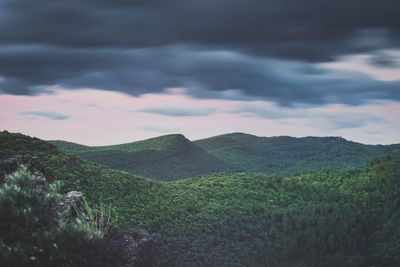 Scenic view of landscape against sky