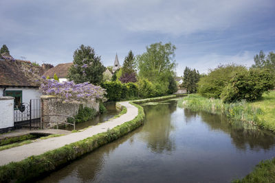 Loose river running through the village of loose, kent, uk